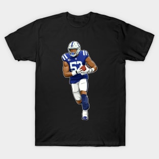 Darius Leonard #52 With The Ball T-Shirt